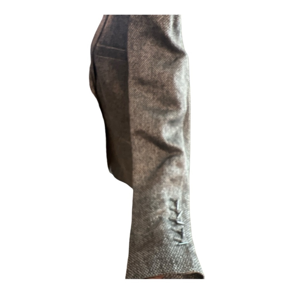 Metallic Charcoal Grey Single Breast Jacket by Per Se NWTs Size 14 - Picture 6 of 6